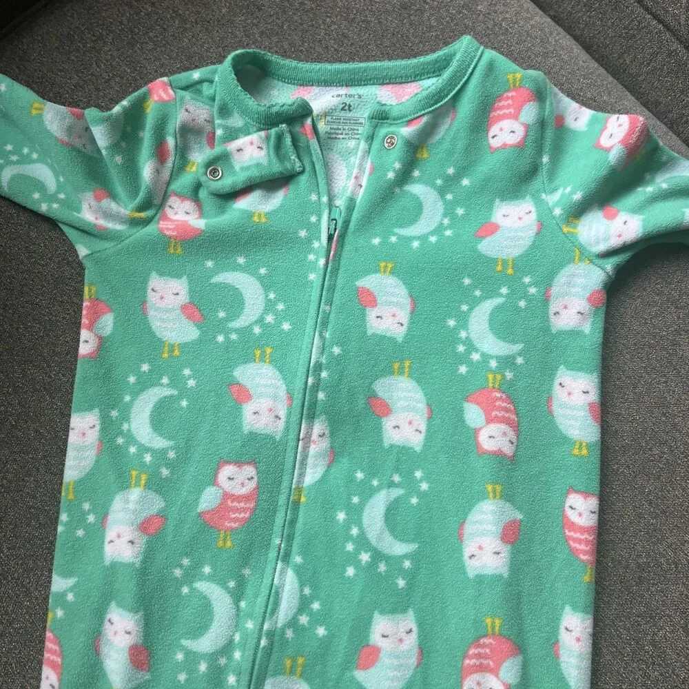 Carters 1-Piece ZipFooted pajamas‎ - Size 4T